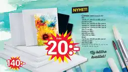 DollarStore Canvas 100% bomull, FSC Vit: erbjuda