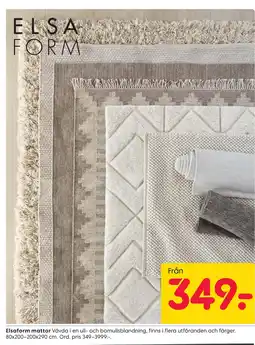 Rusta Elsaform mattor erbjuda