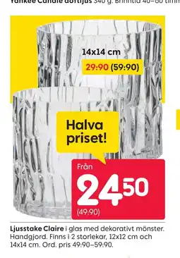 Rusta Ljusstake Claire erbjuda