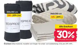 Rusta Överkast erbjuda