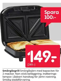 Rusta Smörgåsgrill erbjuda