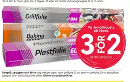 Rusta Bakplåtspapper och folie erbjuda