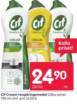 Rusta Cif Cream rengöringsmedel Olika sorter, erbjuda
