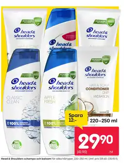 Rusta Head & Shoulders schampo och balsam erbjuda