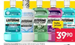 Rusta Listerine munskölj erbjuda