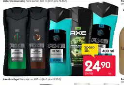 Rusta Axe duschgel erbjuda