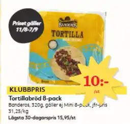 Hemköp Tortillabröd 8-pack erbjuda
