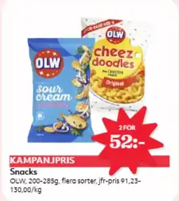 Hemköp Snacks erbjuda