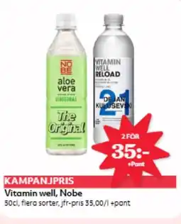 Hemköp Vitamin well, Nobe erbjuda