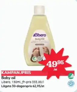 Hemköp Baby oil erbjuda