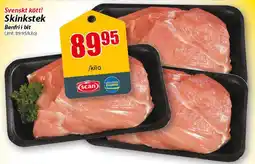 Extra Mjällby Stormarknad Svenskt kött! Skinkstek erbjuda
