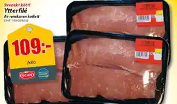 Extra Mjällby Stormarknad Svenskt kött! Ytterfilé erbjuda
