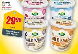 Extra Mjällby Stormarknad Kvarg Arla - 1 kilo erbjuda
