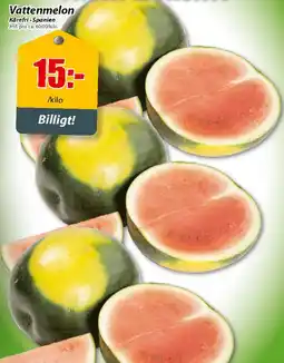 Extra Mjällby Stormarknad Vattenmelon erbjuda