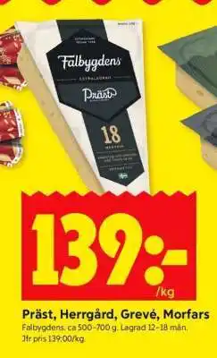 ICA Supermarket Präst, Herrgård, Grevé, Morfars erbjuda