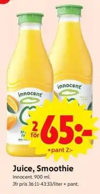ICA Supermarket Juice, Smoothie erbjuda