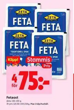 ICA Supermarket Fetaost erbjuda