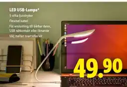 Lidl LED USB-Lampa erbjuda