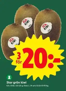 ICA Supermarket STOR GRÖN KIWI erbjuda