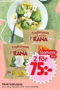 ICA Supermarket Färsk fylld pasta erbjuda