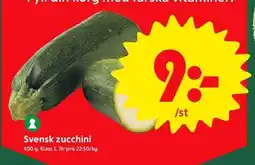 ICA Supermarket Svensk zucchini erbjuda
