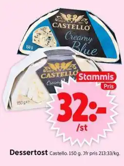 ICA Supermarket DESSERTOST erbjuda