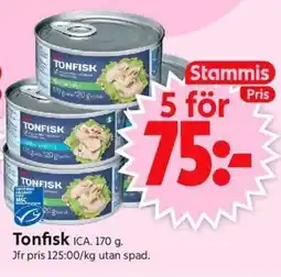 ICA Supermarket Tonfisk ICA erbjuda