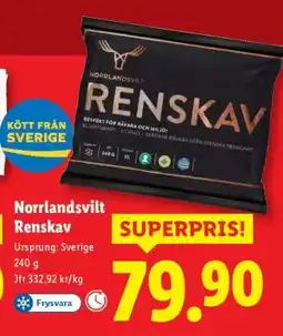 Lidl Norrlandsvilt renskav erbjuda