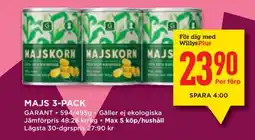 Willys MAJS 3-PACK erbjuda