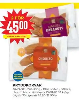 Willys Kryddkorvar erbjuda
