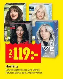 ICA Supermarket HÅRFÄRG erbjuda
