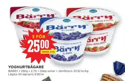 Willys Yoghurtbägare Bärry erbjuda