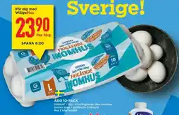 Willys Ägg 10-pack erbjuda