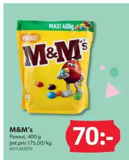 DollarStore M&M's erbjuda