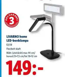 Lidl LIVARNO home LED-bordslampa erbjuda