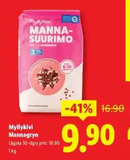 Lidl MyllyKivi mannagryn erbjuda