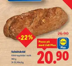 Lidl Valnötsbröd erbjuda