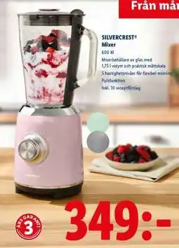 Lidl SILVERCREST Mixer erbjuda
