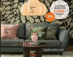 Mio 3-SITS SOFFA MADISON erbjuda