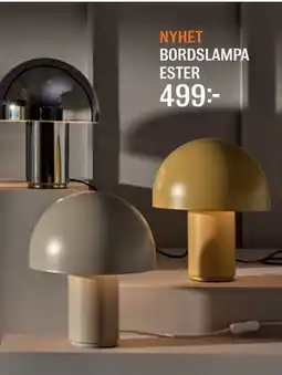 Mio BORDSLAMPA ESTER, SEK 499 erbjuda