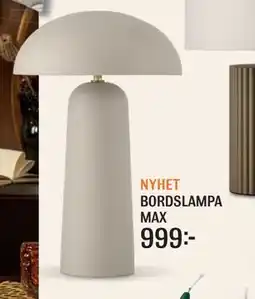 Mio BORDSLAMPA MAX, SEK 999 erbjuda