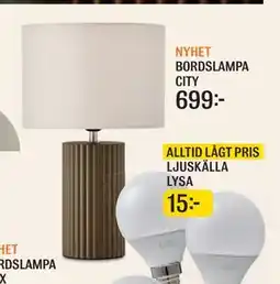 Mio BORDSLAMPA CITY, SEK 699 erbjuda