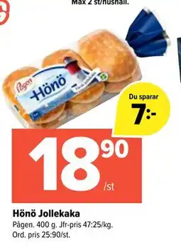 Coop Extra Hönö Jollekaka, SEK 18.9 erbjuda