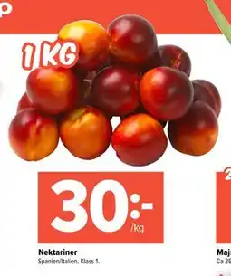 Coop Extra Nektariner, SEK 30 erbjuda
