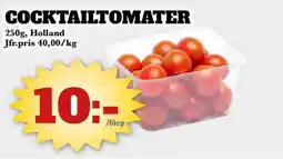 Bonum Matmarknad COCKTAILTOMATER erbjuda
