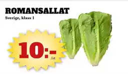 Bonum Matmarknad ROMANSALLAT Sverige, klass 1 erbjuda