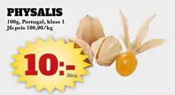Bonum Matmarknad PHYSALIS erbjuda