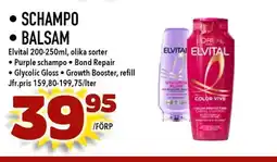 Bonum Matmarknad SCHAMPO • BALSAM erbjuda