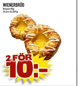 Bonum Matmarknad WIENERBRÖD erbjuda