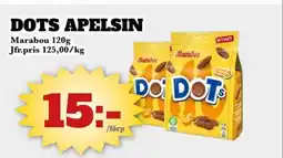 Bonum Matmarknad DOTS APELSIN erbjuda
